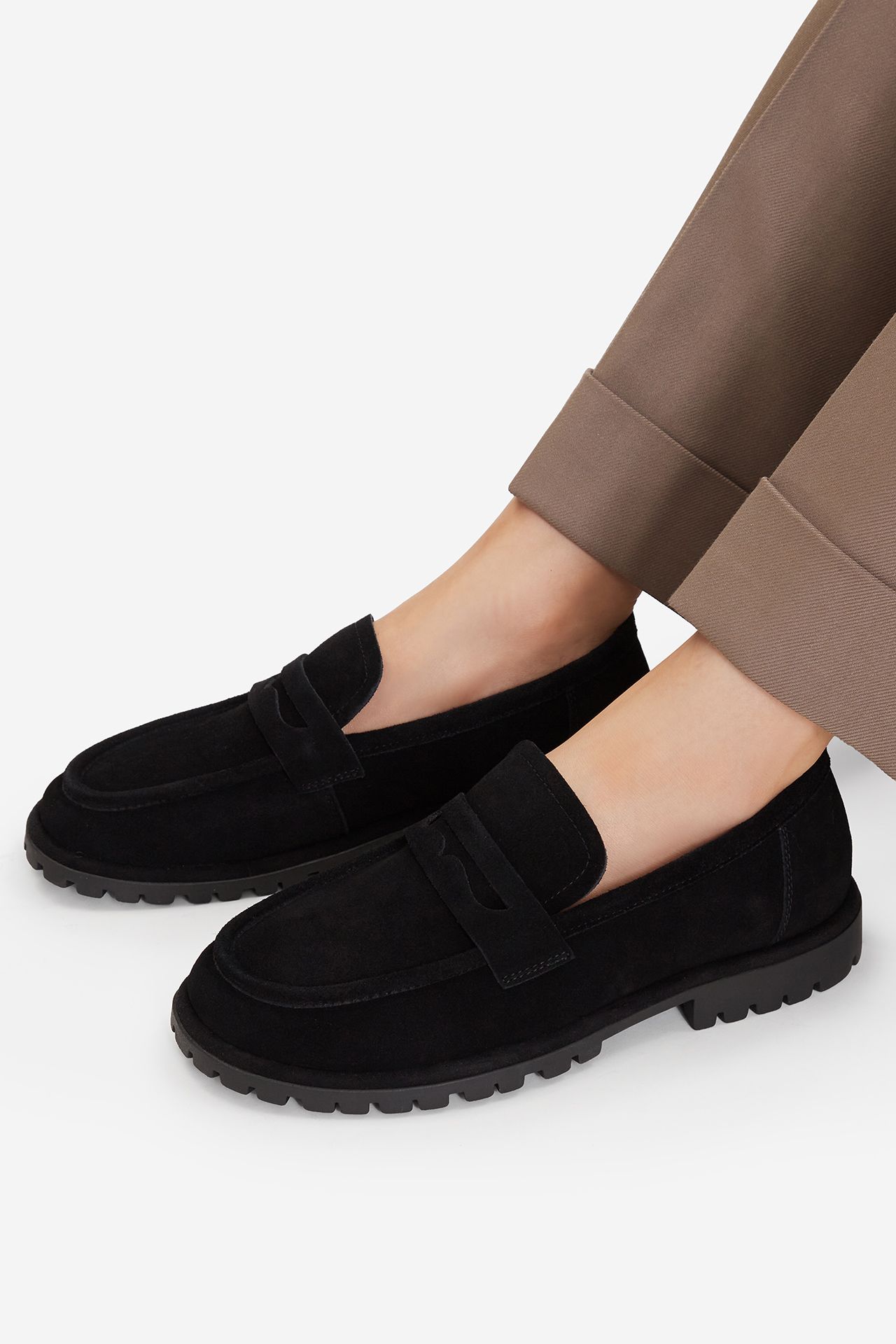 Loafers Crna