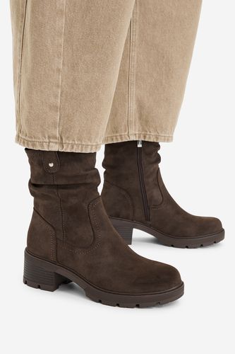 Gležnjarji Jenny CEO-HY58222-7 Čokoladno rjava