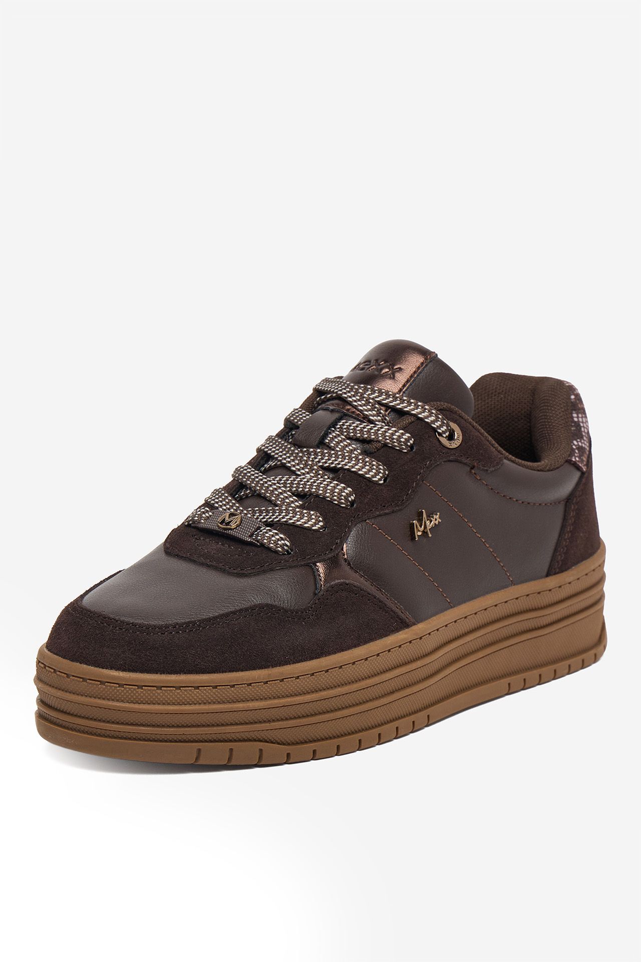 Sneakersy Hnědá