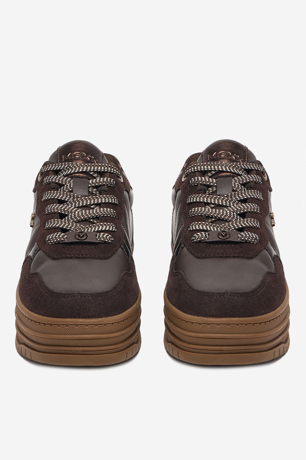 Sneakersy Hnědá