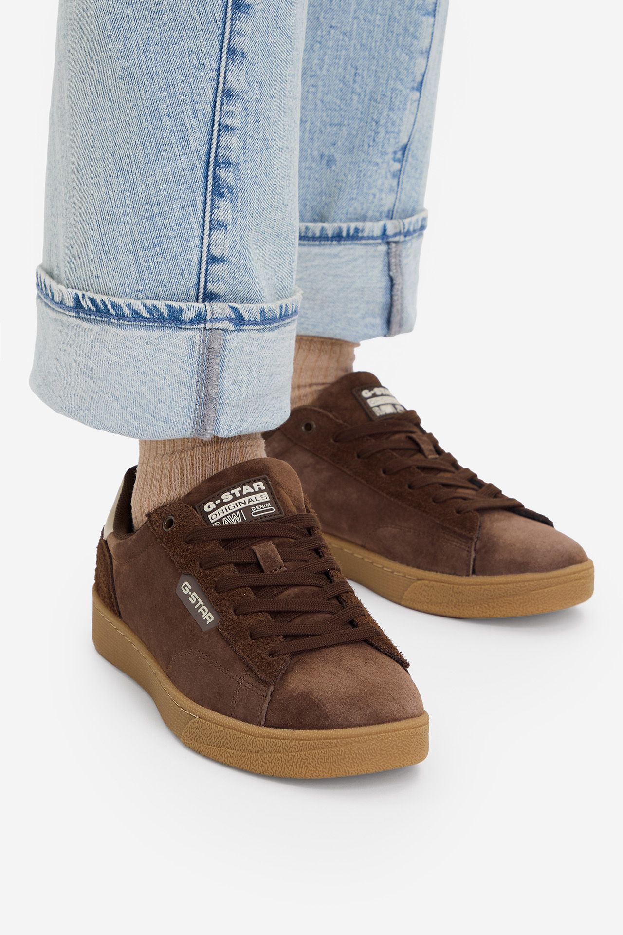 Sneakersy Tmavě hnědá