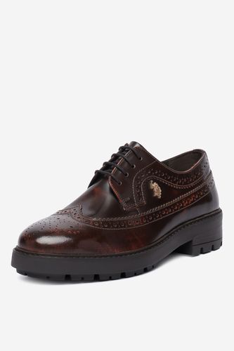 Nizki čevlji U.S. POLO ASSN. EO-ANYA001W/GL1 Čokoladno rjava
