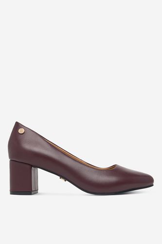 Čevlji s peto U.S. POLO ASSN. EO-SYDNEY001W/GL1 Bordo rdeča
