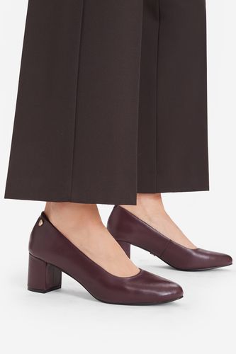 Čevlji s peto U.S. POLO ASSN. EO-SYDNEY001W/GL1 Bordo rdeča