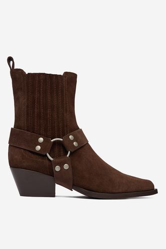 Gležnjarji Badura EO-CHLOE-25FW002 Čokoladno rjava