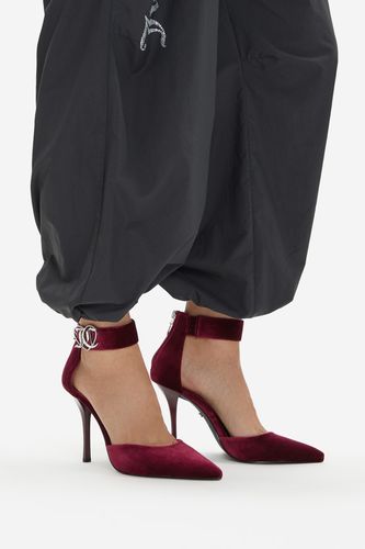 Čevlji s peto JUICY COUTURE EO-S4S96733-01B Bordo rdeča