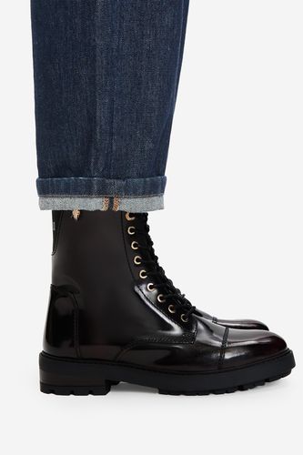 Šněrovací vyšší obuv U.S. POLO ASSN. EO-MARZIA001W/GL1 Vínový