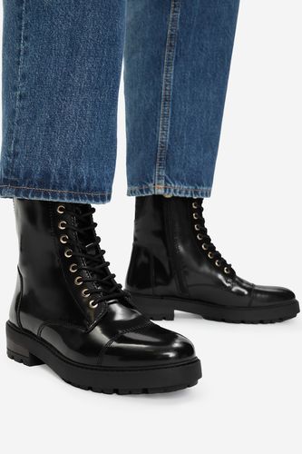Šněrovací vyšší obuv U.S. POLO ASSN. EO-MARZIA001W/GL1 Černá