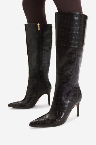 Škornji NINE WEST CEO-SL95027 01 Čokoladno rjava