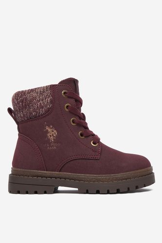Semiš U.S. POLO ASSN. EO-VLAD001K/GYT1-BOR003 Bordo rdeča