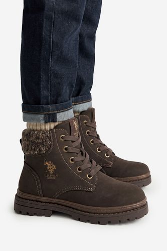 Semiš U.S. POLO ASSN. EO-VLAD001K/GYT1-BRW Čokoladno rjava